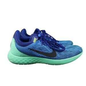 Nike Shoes Womens 8 Athletic Trainer Lunar Skyelux Sneakers Lace Up Running Blue